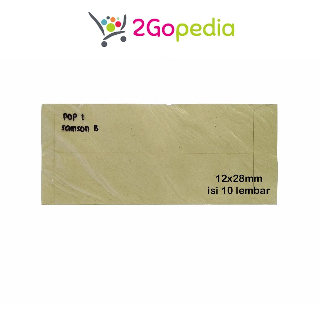 

Amplop Coklat Samson B (12x28) Super Pop1 Grosir Murah Atk