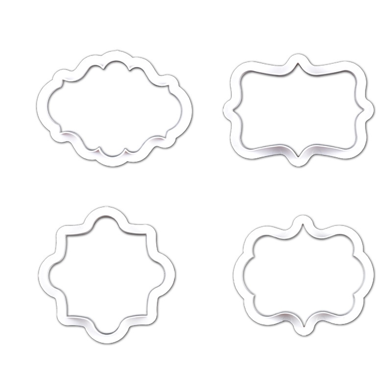 Cutter frame vintage cetakan bingkai 1set vintage cookies fondant