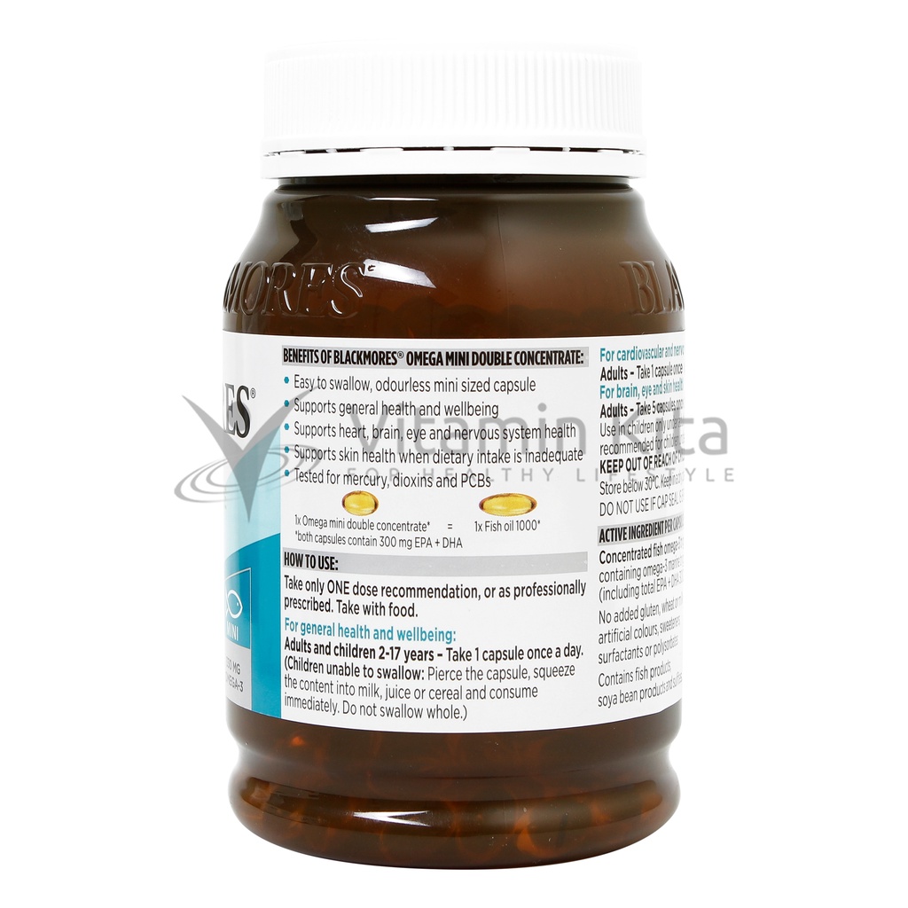 Blackmores Odourless Fish Oil Mini Caps (400 Caps)