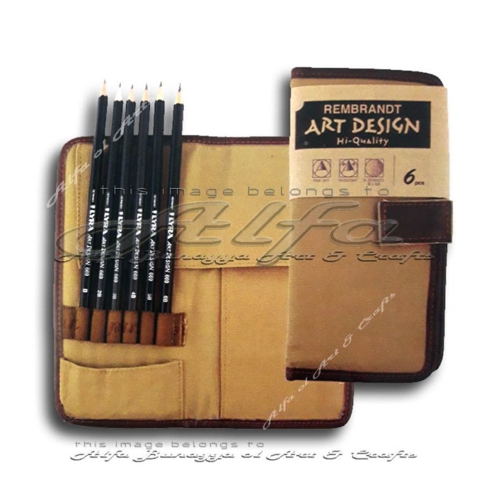 

Trendi Lyra Art Design Pencils Set 6 - Pensil Sketsa - Sketch Graphite Sale!!!