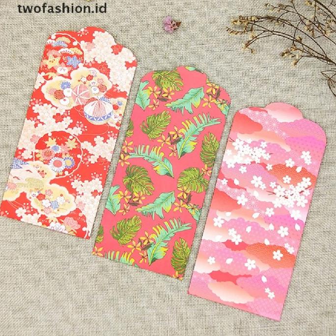 

LW838 10pcs Amplop Angpao Tahun Baru Cina Imlek Warna Merah