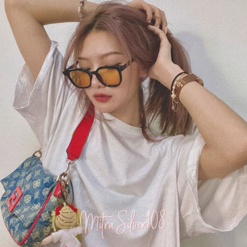 [MS108] KM 02 KacaMata Frame Fashion Unisex KacaMata Vintage Retro Korea Sunglasses COD Kacamata -Fashion Import