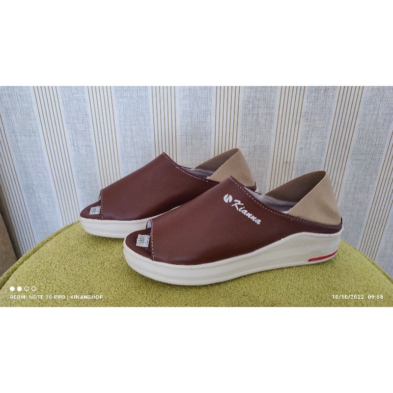 8.8 BIG SALE Sandal Sepatu Wanita KIANNA Sendal Slip On Ujung Terbuka Selop model korea Terbaru