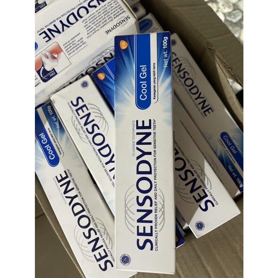 Jual sensodyne cool gel 100 gram / pasta gigi sensodyne cool gel 100gr