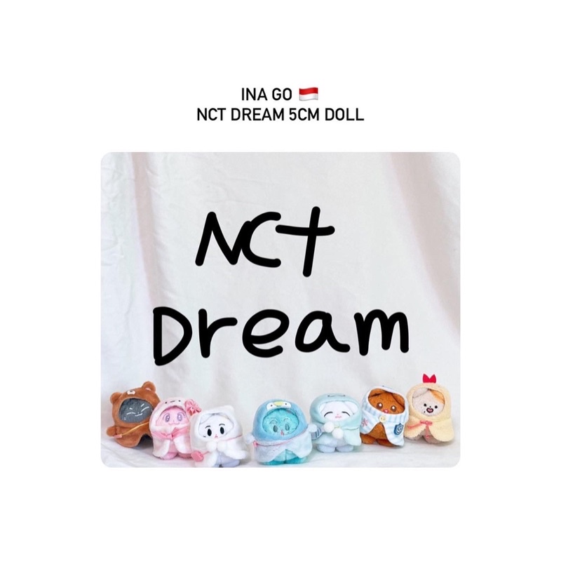 (Pelunasan) NCT Dream 5cm Doll (Mark / Renjun / Jeno / Haechan / Jaemin / Chenle / Jisung)
