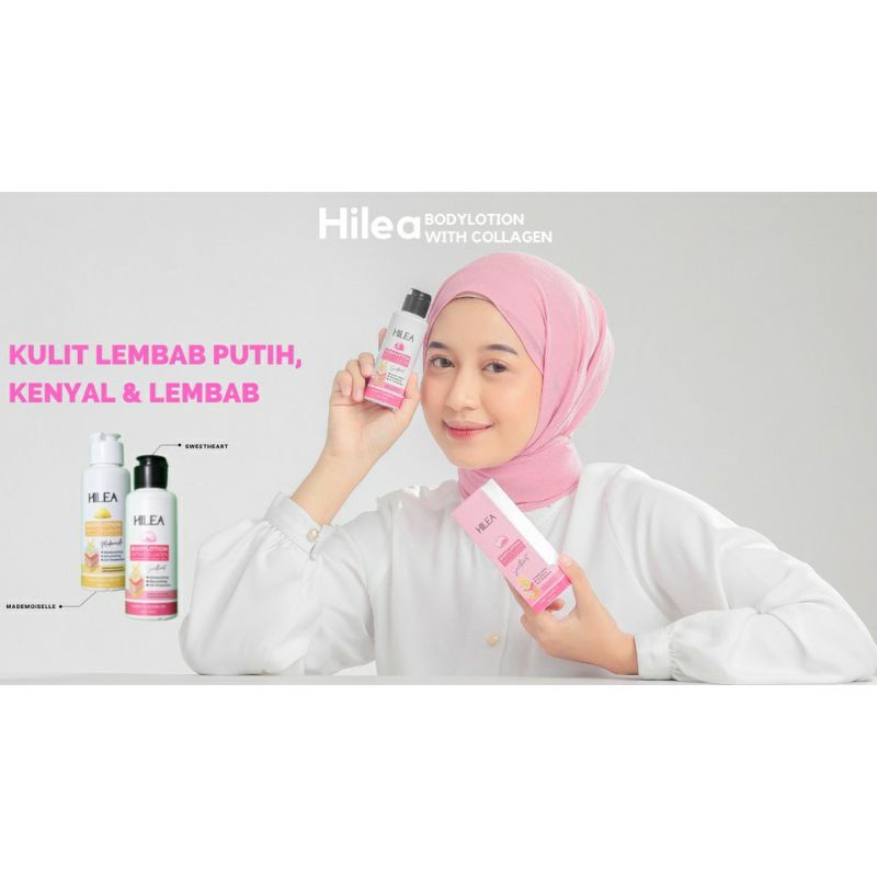 Jual Hilea Body Lotion with Collagen size 100 ml BELI 1 GRATIS 1