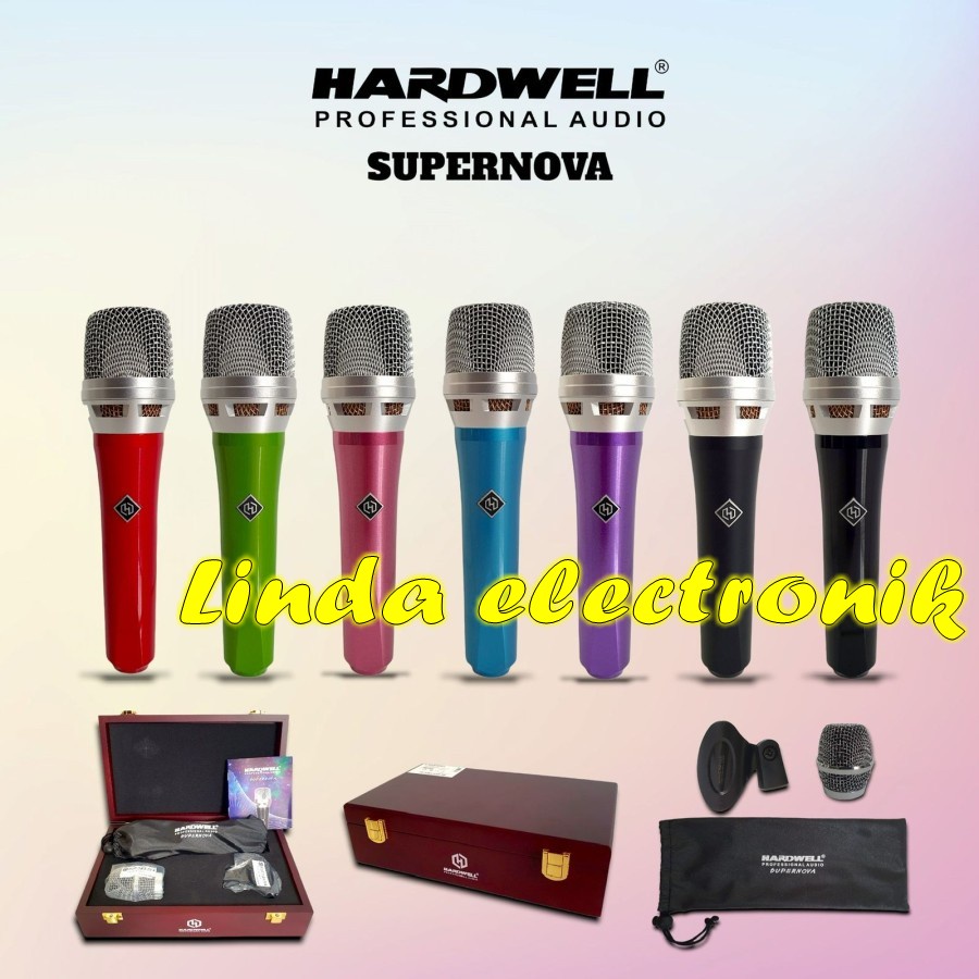 Mic Kabel Hardwell SUPERNOVA Original Microphone Include Wooden Box