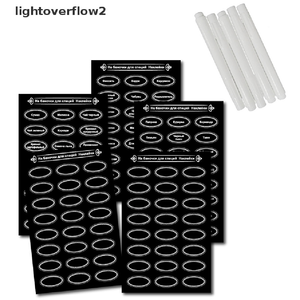 (lightoverflow2) 120pcs / Set Stiker Anti Air Motif Bunga Rusia Untuk Toples Dapur (ID)