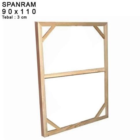 

Spanram 90x110 cm Frame 110x90 Rangka Tebal 3 cm