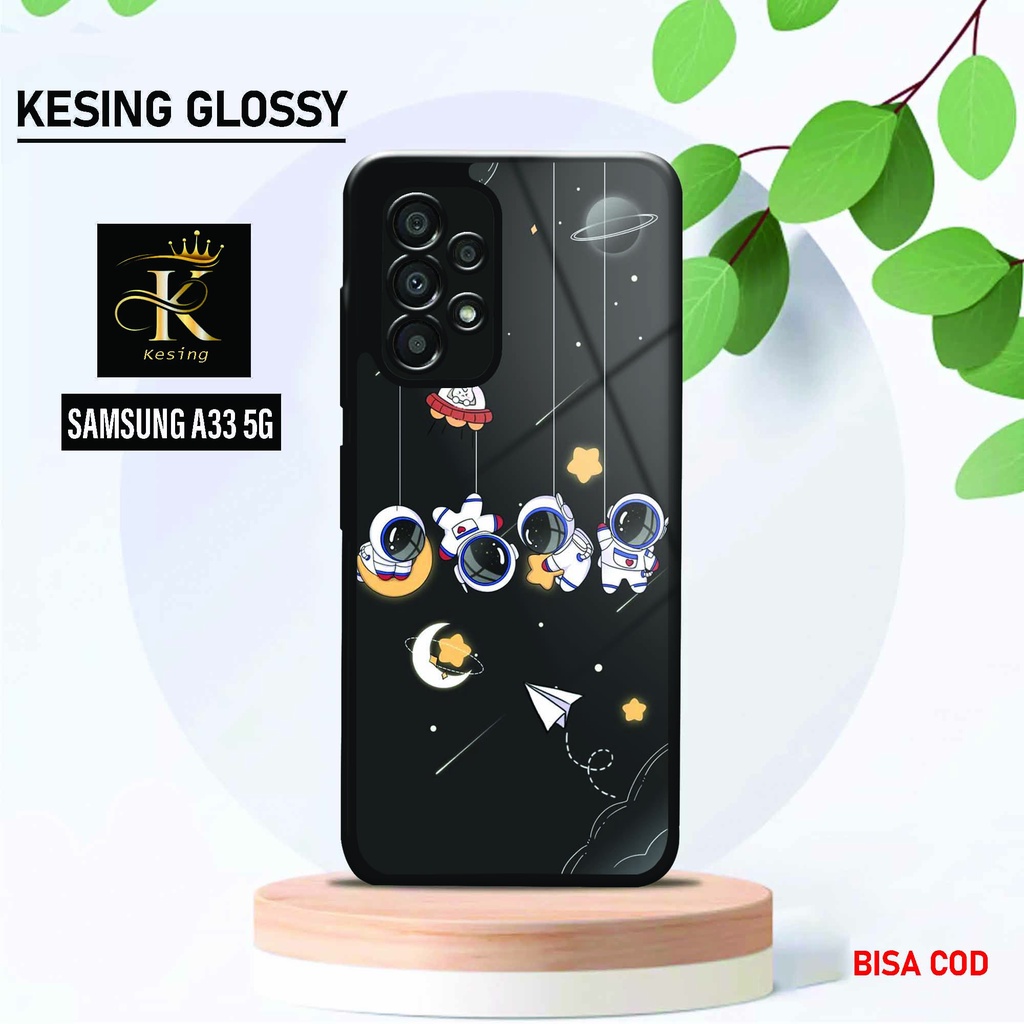 Case Samsung A33 5G - Hardcase Glossy Samsung ( KS6 ) - Softcase Samsung A33 5G - Fashion Case Samsu
