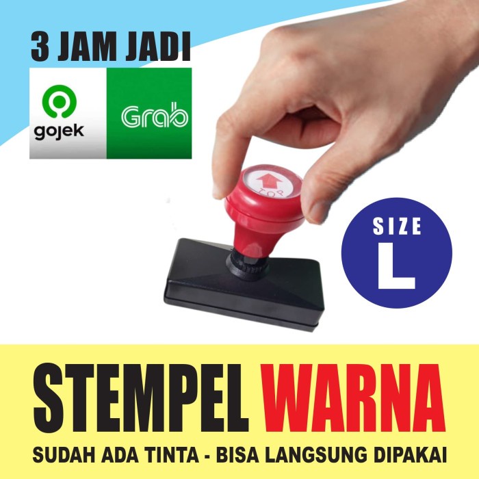 

Hadir Stempel Nama Toko / Kantor / Perusahaan / Komunitas 1 Warna Ukuran (L) Hot Sale