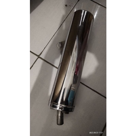 knalpot satria fu 150cc SCD crom barong facelift original copotan