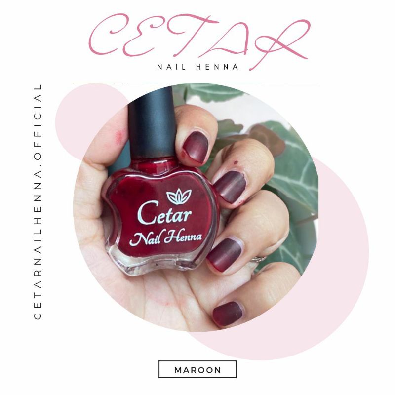 CETAR NAIL HENNA/HENNA MUSLIMAH/KUTEK MUSLIMAH