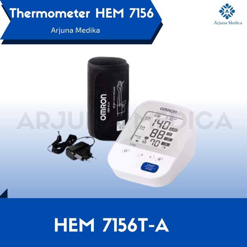 Tensimeter Digital Omron HEM-7156T-A | Bluetooth Connected + Adaptor | Original | Alat Ukur Tekanan Darah