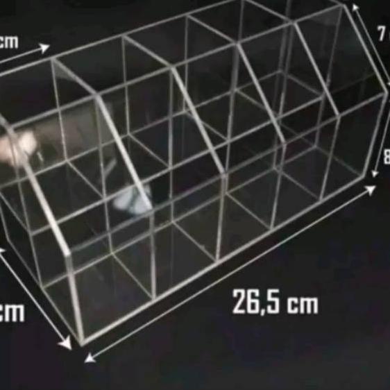 

BISA COD ✔️Kotak rak pulpen akrilik / tempat ballpoint 2 TINGKAT|KD8