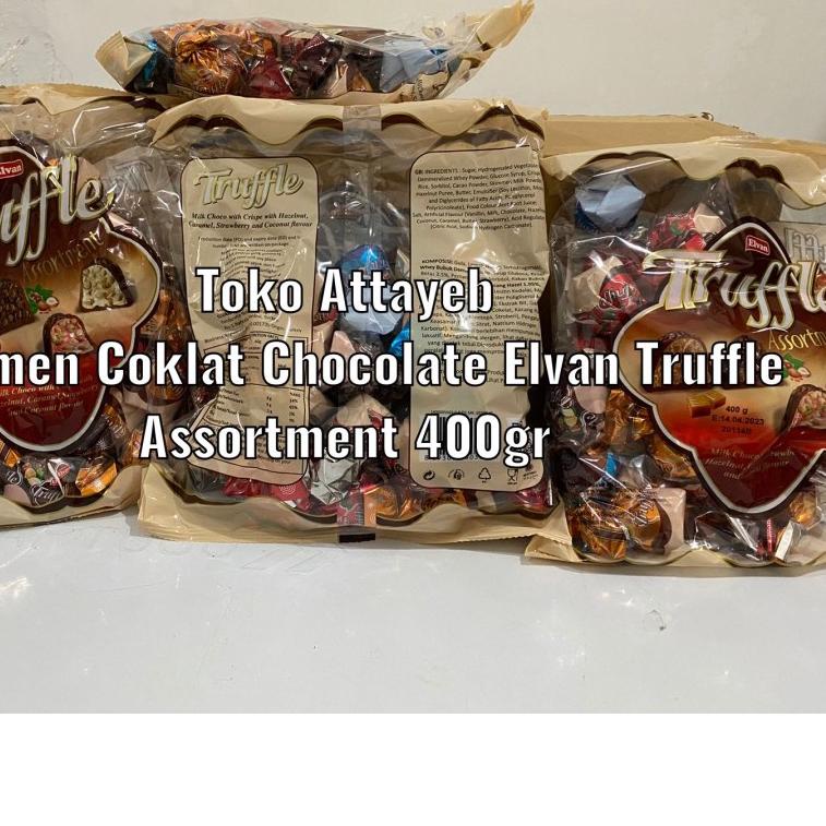 

Original Coklat Turkey Elvan Assortment Chocolate Truffle 400gr Assortment Cokelat Semua Varian 