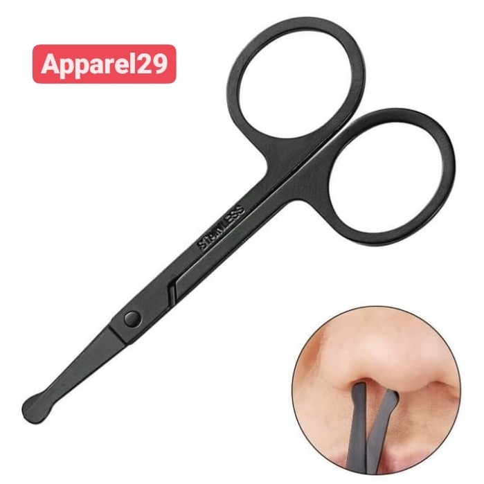 

Murah Gunting Stainless Mini Gunting Kumis Bulu Hidung Benang Gunting Alis Promo