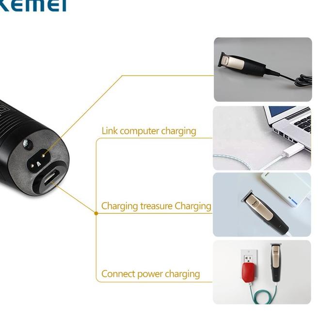 High Quality--Kemei Hair Clipper Modelling 2 in 1 Alat Cukur Rambut KM-3202 Original
