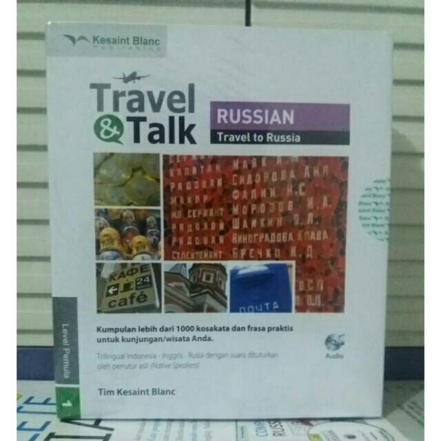 Kamus Bahasa Buku Bahasa Rusia " Travel & Talk Russian Travel To Russia + Cd Audio