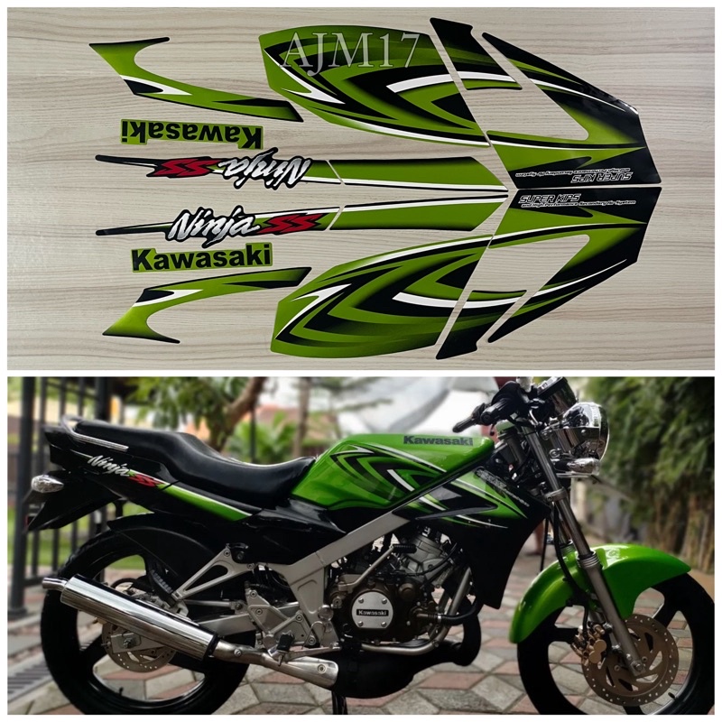 STIKER STRIPING NINJA SS 2011 HIJAU