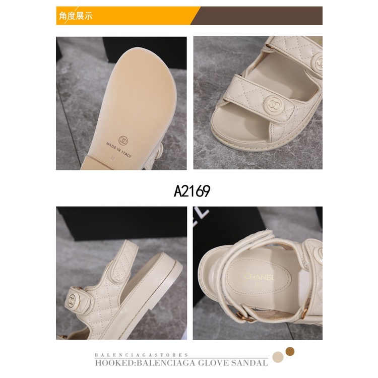 CH Quilted Strappy Sandals A2169 A2169-1