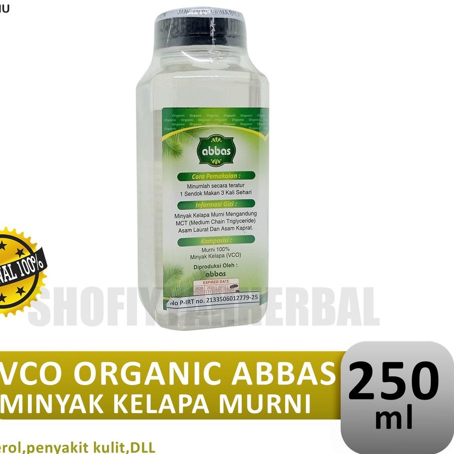 

9.9 MALL VICO VIRGIN COCONUT OIL 500 ML ABBAS 1/2 LITER 0,5 L minyak kelapa perasan pertama | VCO ORGANIC 500ML KELAPA WANGI ABBAS COCONUT OIL EXTRA VIRGIN ORIGINAL grosir