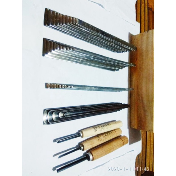 Alat pahat ukir - tatah ukir kayu jepara baja murah- Pahat ukir kayu murah - tatah bonsai --tatah uk