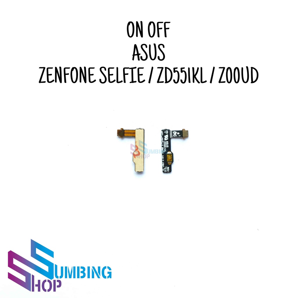 Flexible On Off Asus Zenfone Selfie Zd551Kl Z00Ud Tombol Fleksibel Power