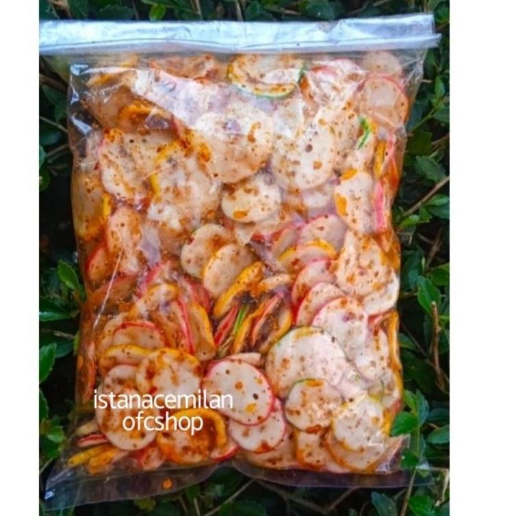 

TREND KEKINIAN 500gr SEBRING/KERUPUK/SEBLAK KERING PEDAS/BANTET DAUN JERUK ♫ 871
