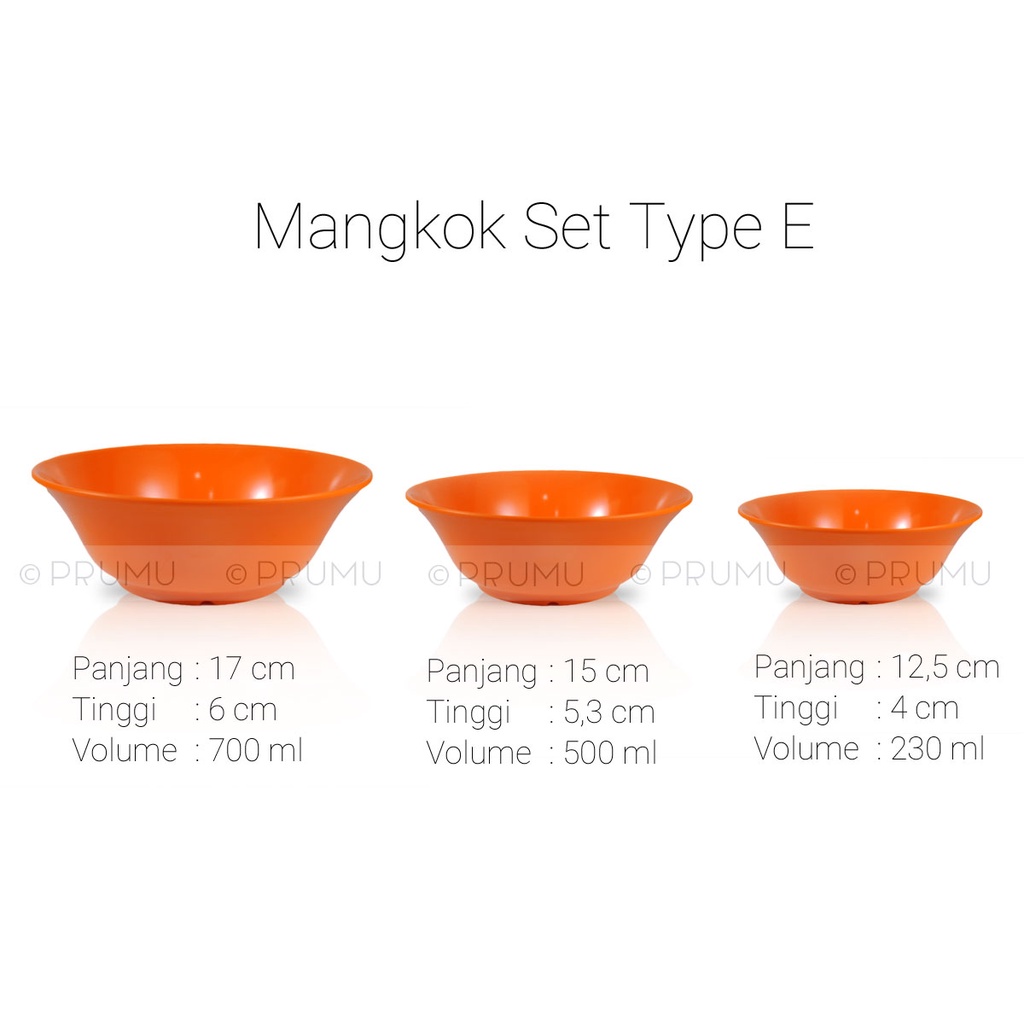 Mangkok Set Besar Kecil - Paket Mangkok Melamin - Mangkok Melamin - Set Mangkok Melamin