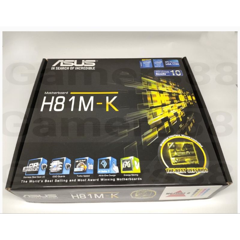 Motherboard ASUS H81M-K Mainboard Mobo LGA 1150