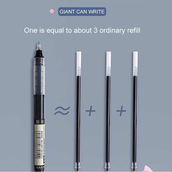 

Pen Tinta Hitam Quick Drying Tidak Gampang Habis Muji Style Gel Pen