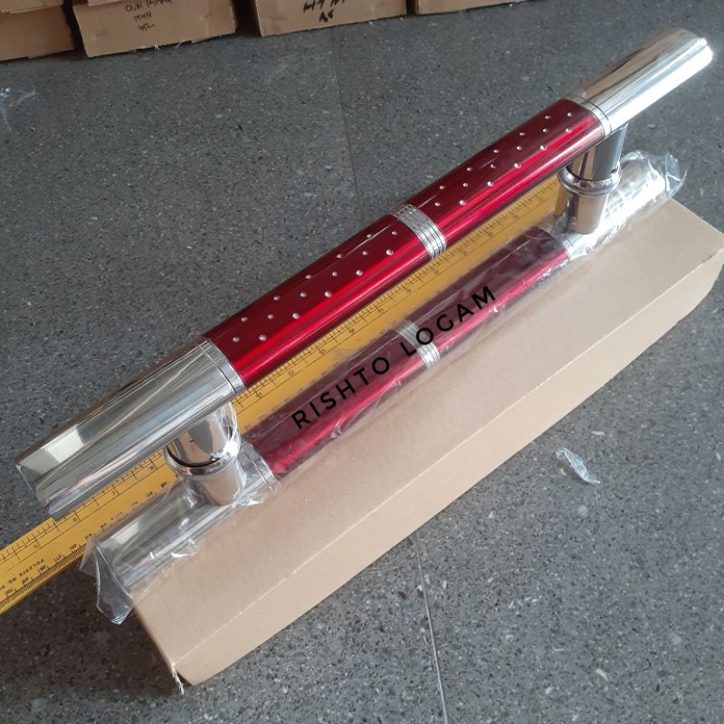 handle pintu minimalis 45cm pintu alumunium pintu kaca pintu kayu stainless gagang pintu rumah 2 pin