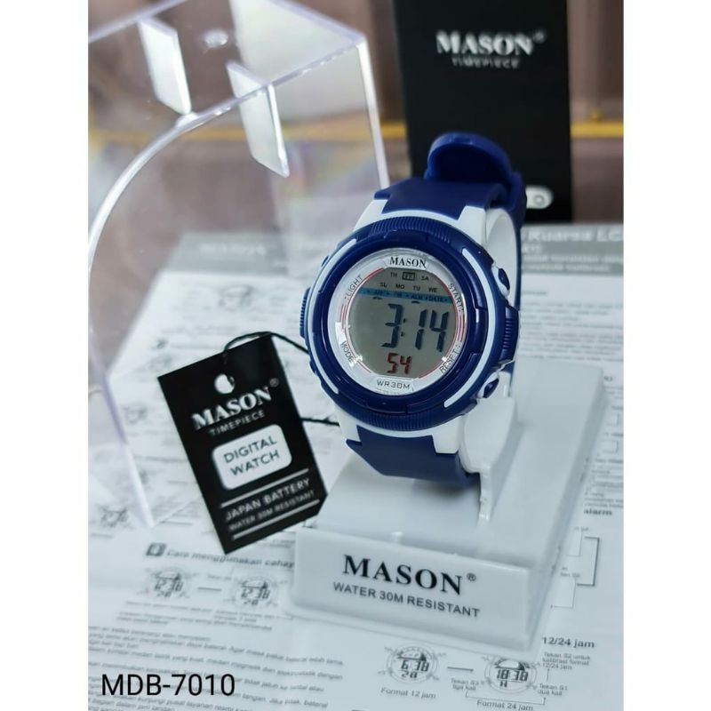 JAM TERVIRAL MASON M 7010 / M-7010 / M7010 Watch Jam Tangan ORIGINAL