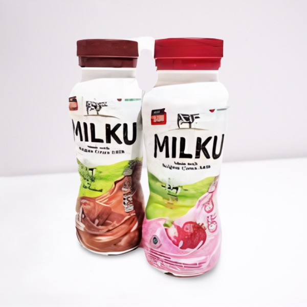 susu chocolate dan strawberry milku UHT (1) pcs