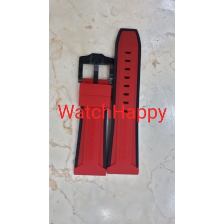 WatchHappy Rubber Chronoforce 5333 Red Black Size 26mm Original