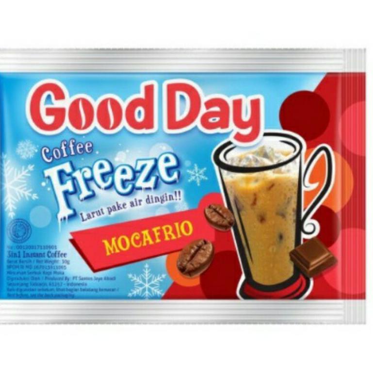 

BIG DISKON ♥️Krieger♥️ Good Day Freeze Mocafrio sachet 30gr All variant ^ 889