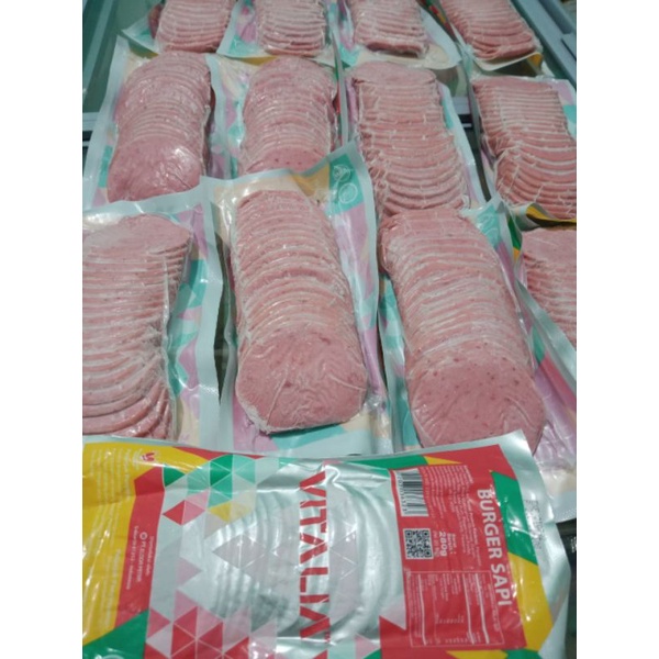 

Beef Burger Sapi Vitalia 300GR isi 20 (Khusus Kediri, Kediri Only)