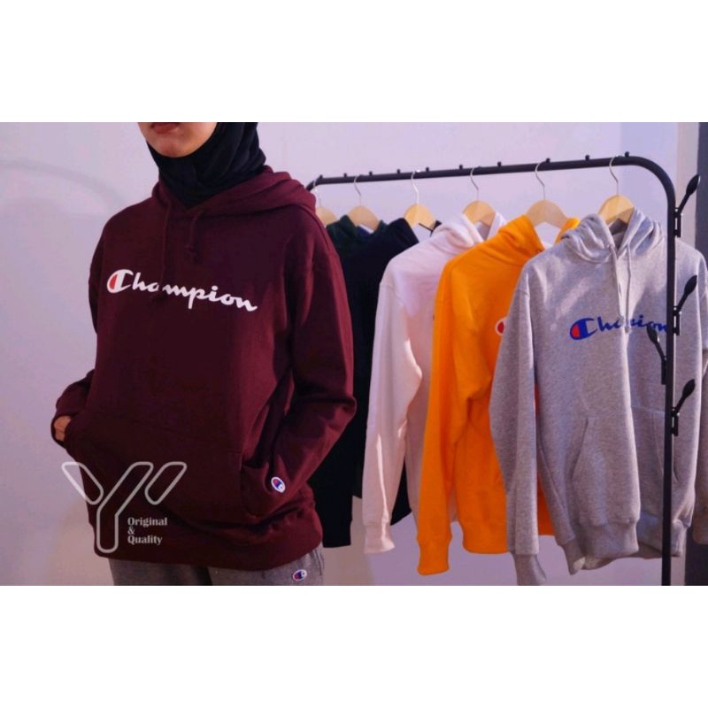 SISA EKSPOR HOODIE CHAMPION ORIGINAL JAPAN MARKET