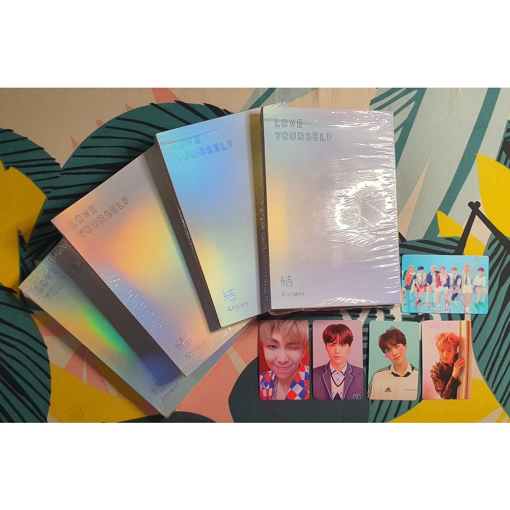 UNSEALED BTS ALBUM SET Love Yourself LY Answer PC Lenticular RM Suga JK Jungkook
