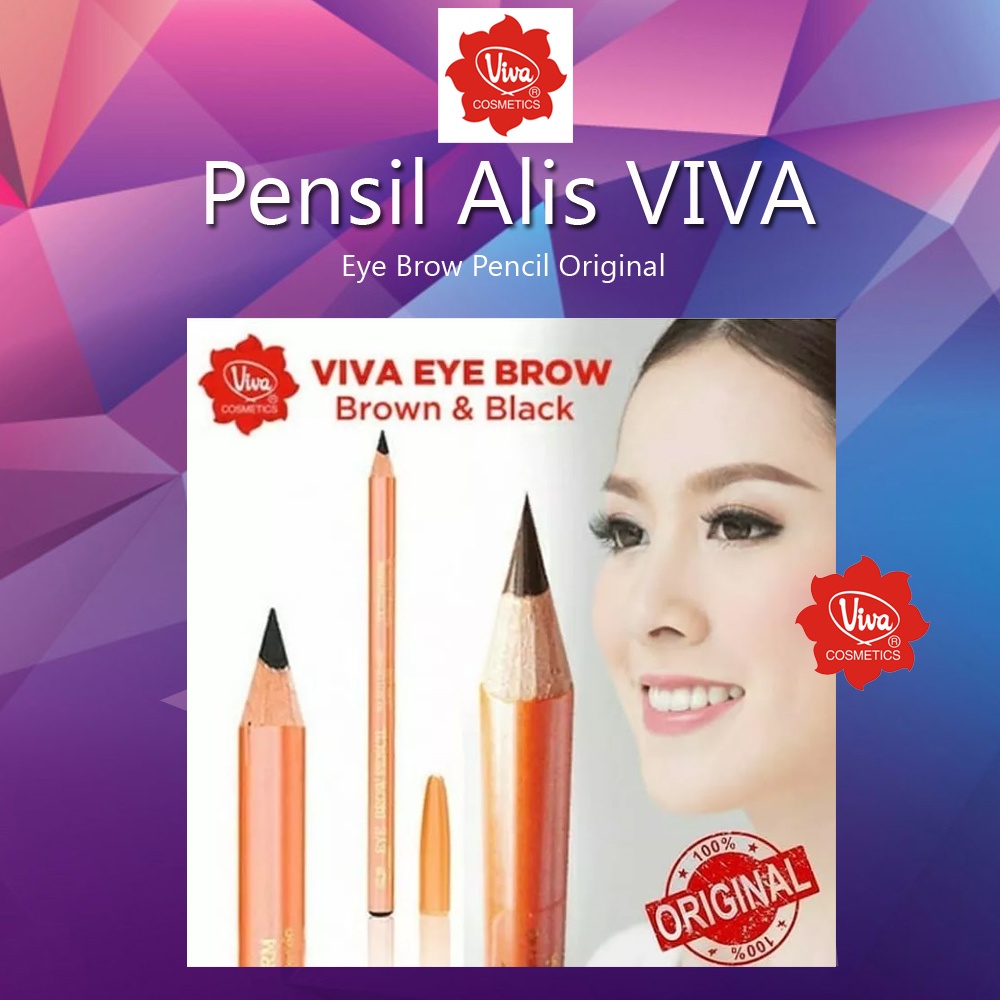 Jual Pensil Alis Viva Original Eye Brow Pencil Legendaris | Shopee ...