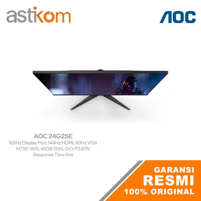 LED Monitor 24&quot; AOC 24G2SE 165Hz 1ms VA FHD