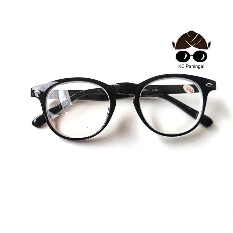 kacamata minus bingkai oval