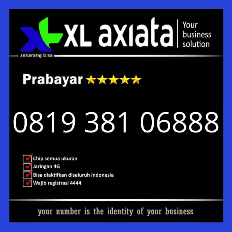 Nomor Cantik XL Murah | Nomor cantik XL Tripel