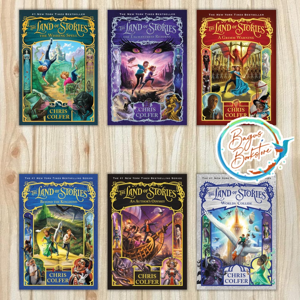 The Land of Stories (book 1-6) - Chris Colfer (English) - bagus.bookstore