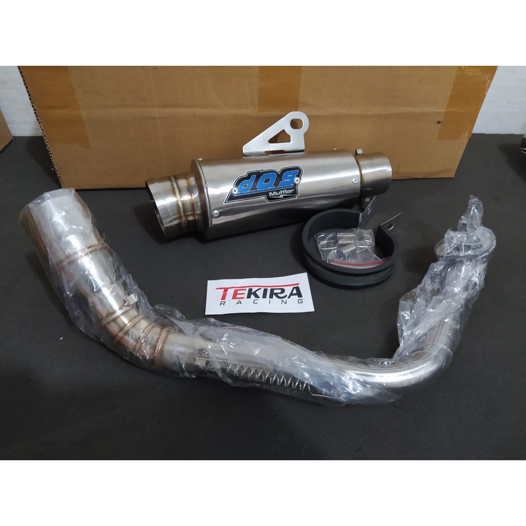 Knalpot DOS Kompetisi Pcx Adv Vario 160 150 125 110 New Keyless Led Fi Techno Bohlam Beat Deluxe eSP