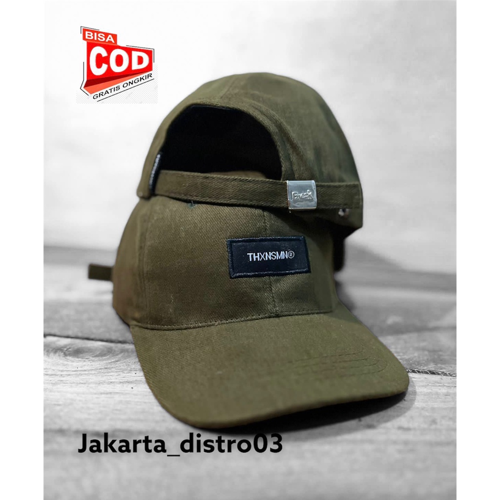 Banting Harga(COD) Topi Distro thanksinsomnia pria/Topi Baseball Original clip besi