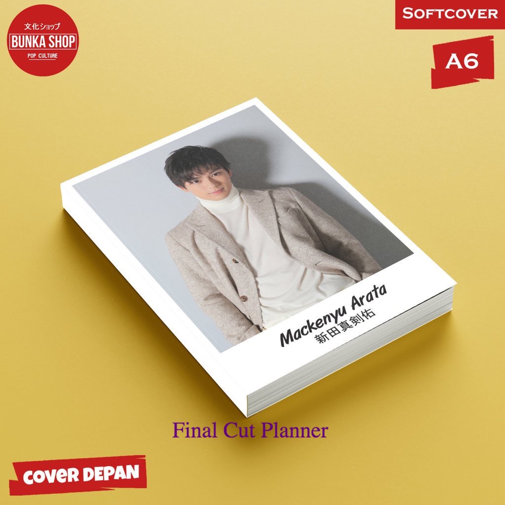 

Pocket Note Jepang Aktor Mackenyu Arata Softcover A6 Buku tulis catatan Notes Agenda Planner Jurnal .