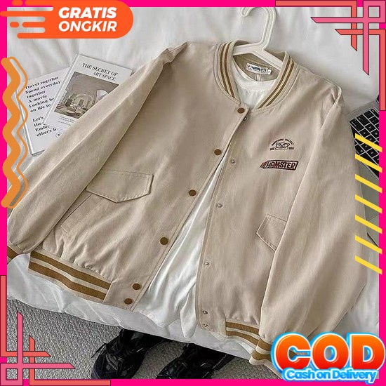 Free Ongkir Baby Bear Jaket  Wanita / Jaket Bisbol Wanita Korea / Jaket Varsity Wanita / Jaket Versi