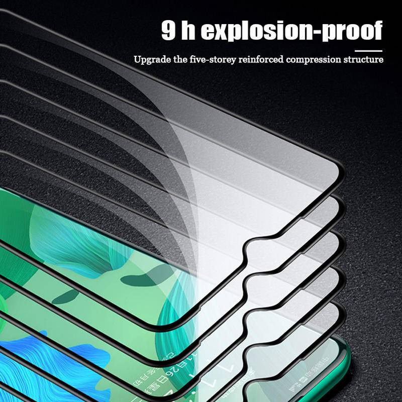 3pcs Pelindung Layar Tempered Glass Untuk Huawei P50 P40 P30 P20 Pro Lite 5G Y5 Y6 Y6P Y7 Y7P Y8P Y9 Prime 2019